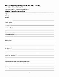 Image result for Lesson Plan Template Word