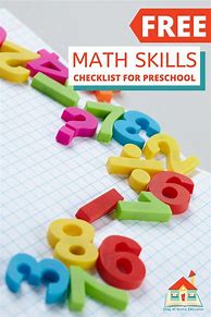 Image result for Pre Math Skills for Preschool