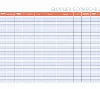 Image result for Free Supplier Scorecard Template