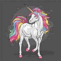 Image result for Unicorn Rainbow Drawings Color