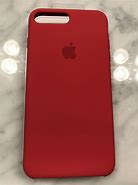 Image result for Red iPhone 8 Plus with Clear Case