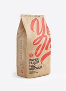 Image result for White Sack Kraft Paper Flour Bag