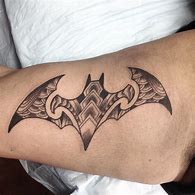 Image result for Batman Symbol Tattoo