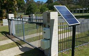 Image result for Solar Driveway Gates Kit Systems
