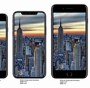 Image result for iPhone 8 vs 10 Size