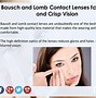 Image result for Bausch and Lomb Contact Lenses