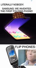 Image result for What the Flip Apple-Samsung Meme