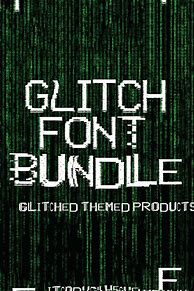 Image result for Glitch Font