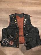 Image result for Outlaw Biker Leather Vest