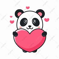 Image result for Cute Cartoon Panda Love