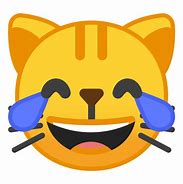 Image result for Cat Crying with Laughter Emoji