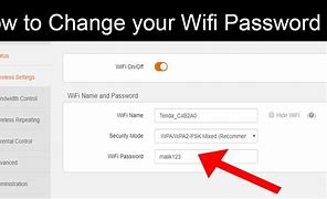 Image result for How to Change Password From Wi-Fi New Work