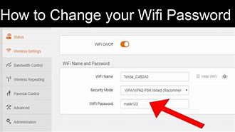 Image result for How to Change Password On Yr Wi-Fi