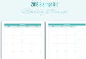 Image result for 2018 Printable Planner Pages
