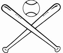 Image result for Baseball Bat Line Art