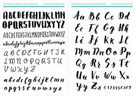 Image result for Lettering Alfabeto Brush