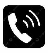 Image result for Call Logo Black and White PNG
