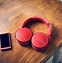 Image result for Red Sony Headphones