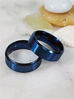 Image result for Blue Stainless Steel Ring