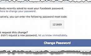 Image result for Facebook Reset Password OTP Sample