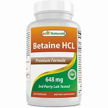 Image result for Betaine HCL Capsules