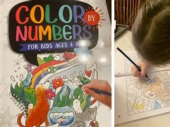 Image result for Pencil Color by Number Books