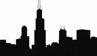 Image result for Chicago Skyline Silhouette