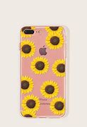 Image result for Yellow iPhone 11 with Clear Sunflower Case