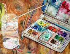 Image result for Watercolor Art Tools