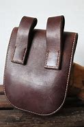 Image result for Handmade Leather Belt Pouch