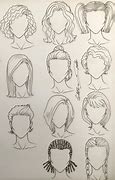 Image result for Aesthetic Hair Drawing Styles