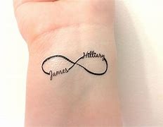 Image result for Infinity Symbol with Names Tattoo