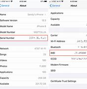 Image result for iPhone 7 Imei Number Sample