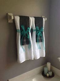 Image result for Decorative Towel Display