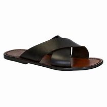 Image result for Mens Leather Slippers