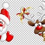 Image result for Santa and Rudolph Clip Art