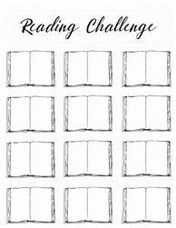 Image result for Book Reading Challenge Printable