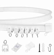 Image result for Ceiling Curtain Track for Bed