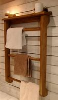 Image result for Wooden Towel Rails for Bathrooms