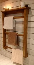 Image result for Timber Towel Rails for Bathrooms