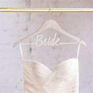 Image result for Bride Hanger for Wedding Dress