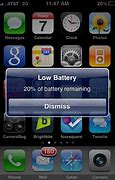 Image result for iPhone Low Battery Screenshpt