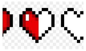 Image result for 8-Bit Heart Zelda