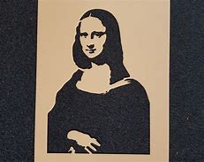 Image result for Mona Lisa Stencil