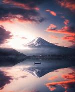Image result for Mount Fuji Sunset Japan
