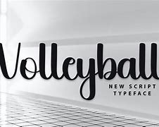 Image result for Volleyball Font