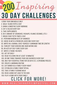 Image result for Fun 30-Day Challenges