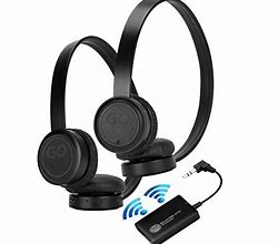 Image result for 2 Wireless Headphones for TV