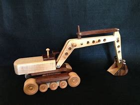 Image result for Wood Toy Excavator