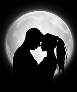 Image result for Silhouette of Couple Talking On Cell Phone